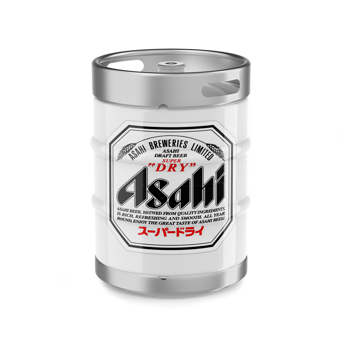 Asahi Super Dry, Keg -50L Keg