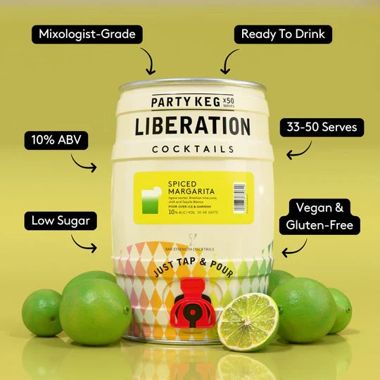 Spiced Margarita 5L Party Keg